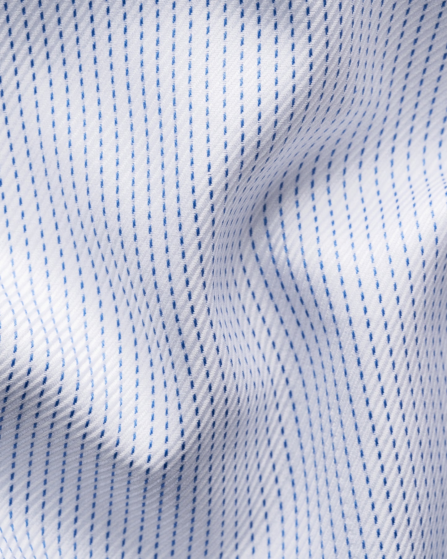skjorta eton shirt slim fit semi solid signature twill white vit blue blå mönstrad skjorta