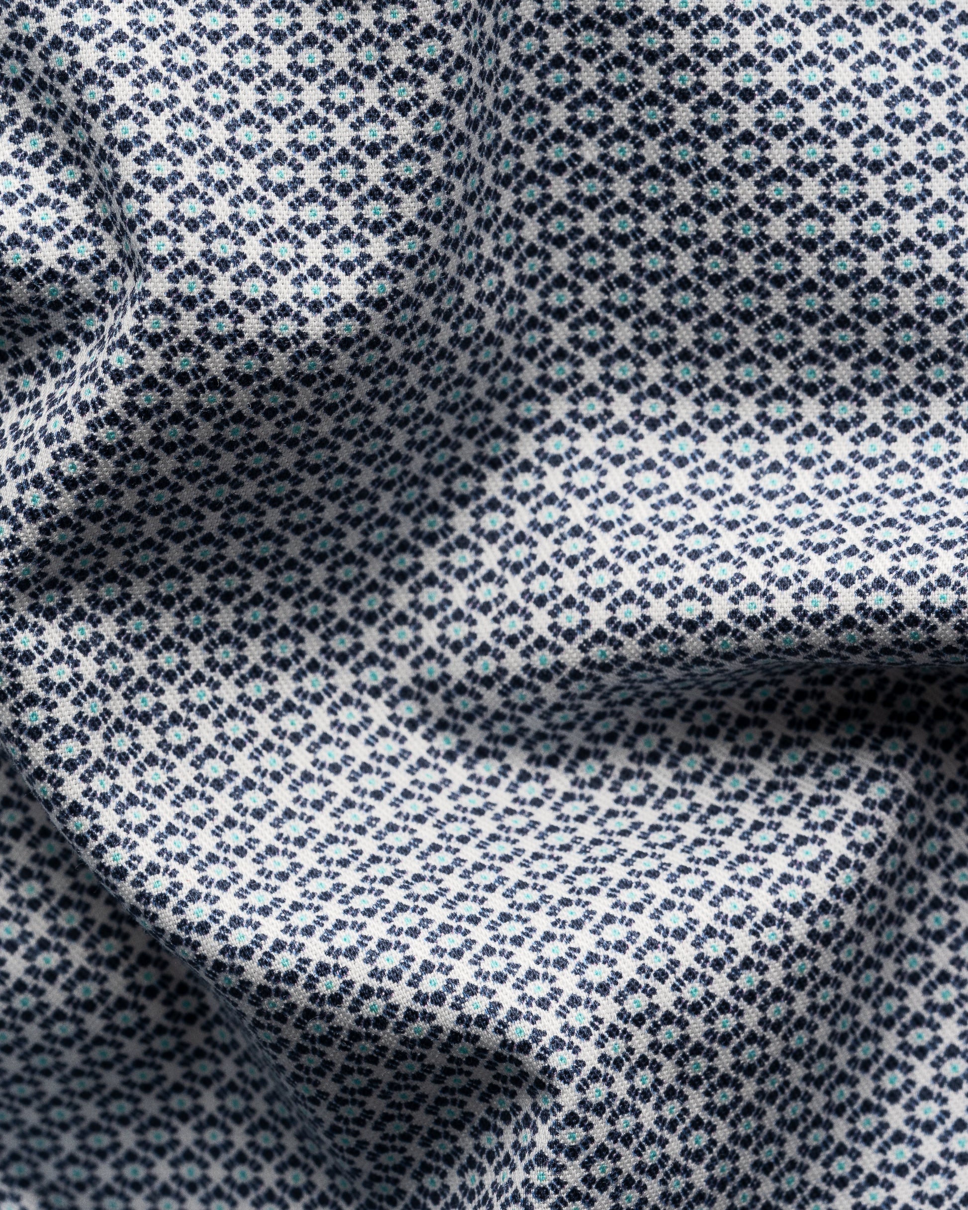 skjorta shirt eton slim fit etonshirts geometric twill kostym skjorta
