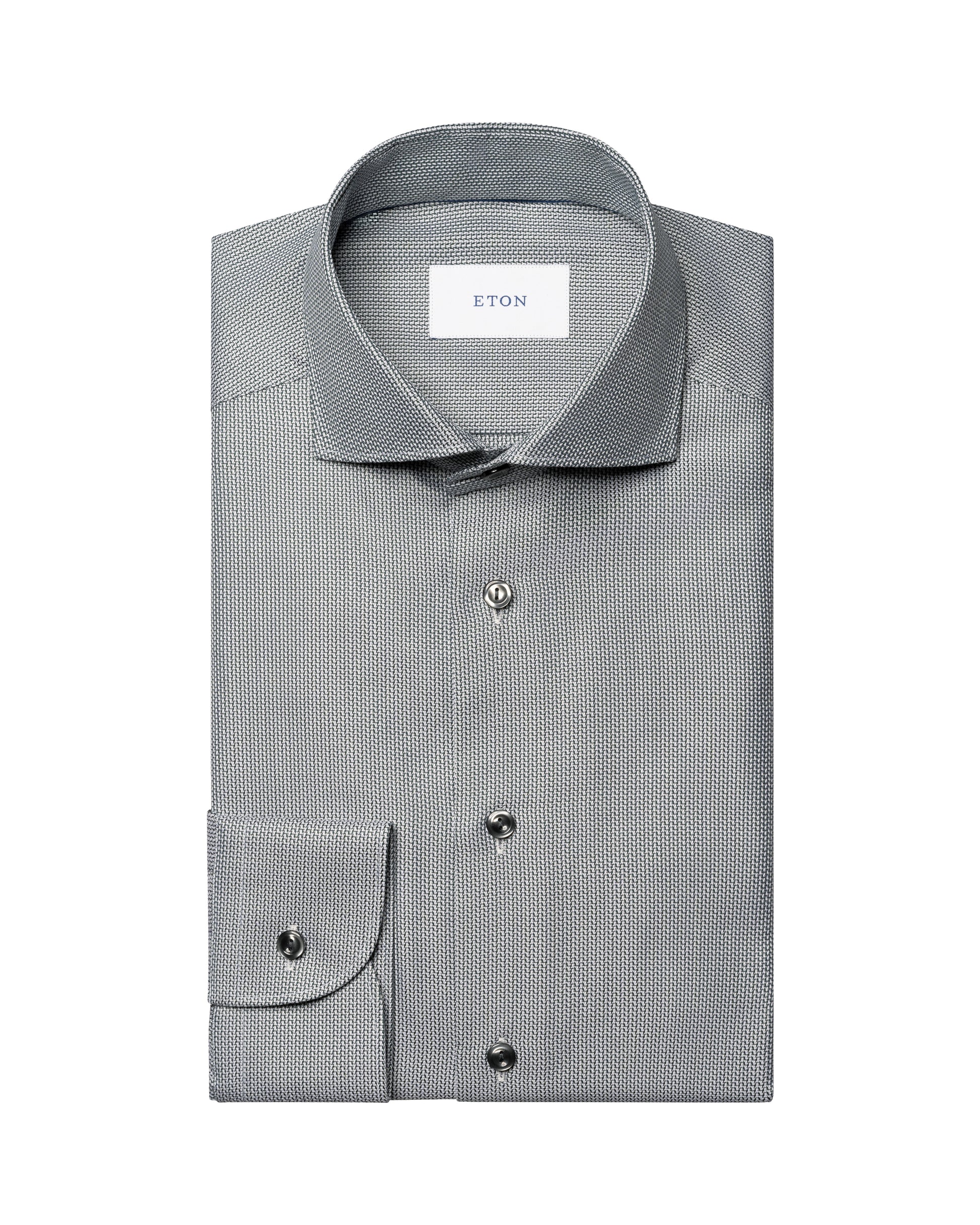 skjorta shirt eton contemporary fit eton shirts regular fit semi solid dobby shirt
