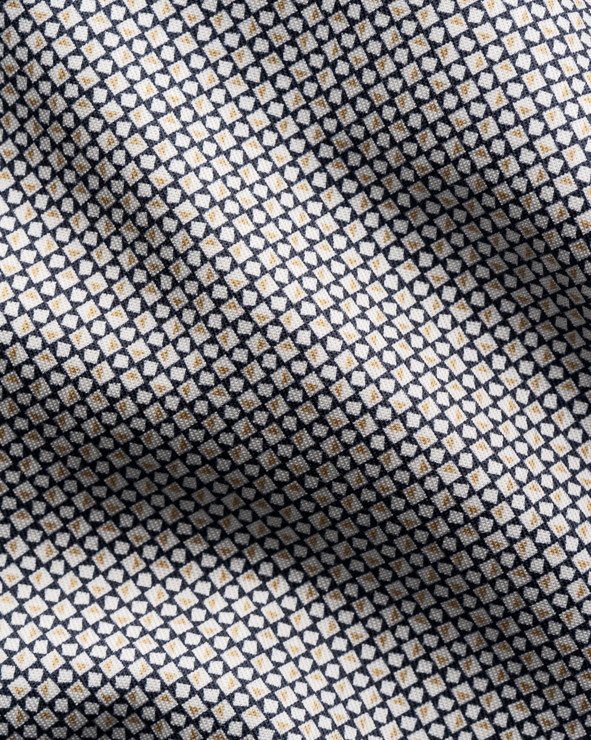 skjorta shirt eton slim fit etonshirts micro print signature twill navy mönstrad skjorta