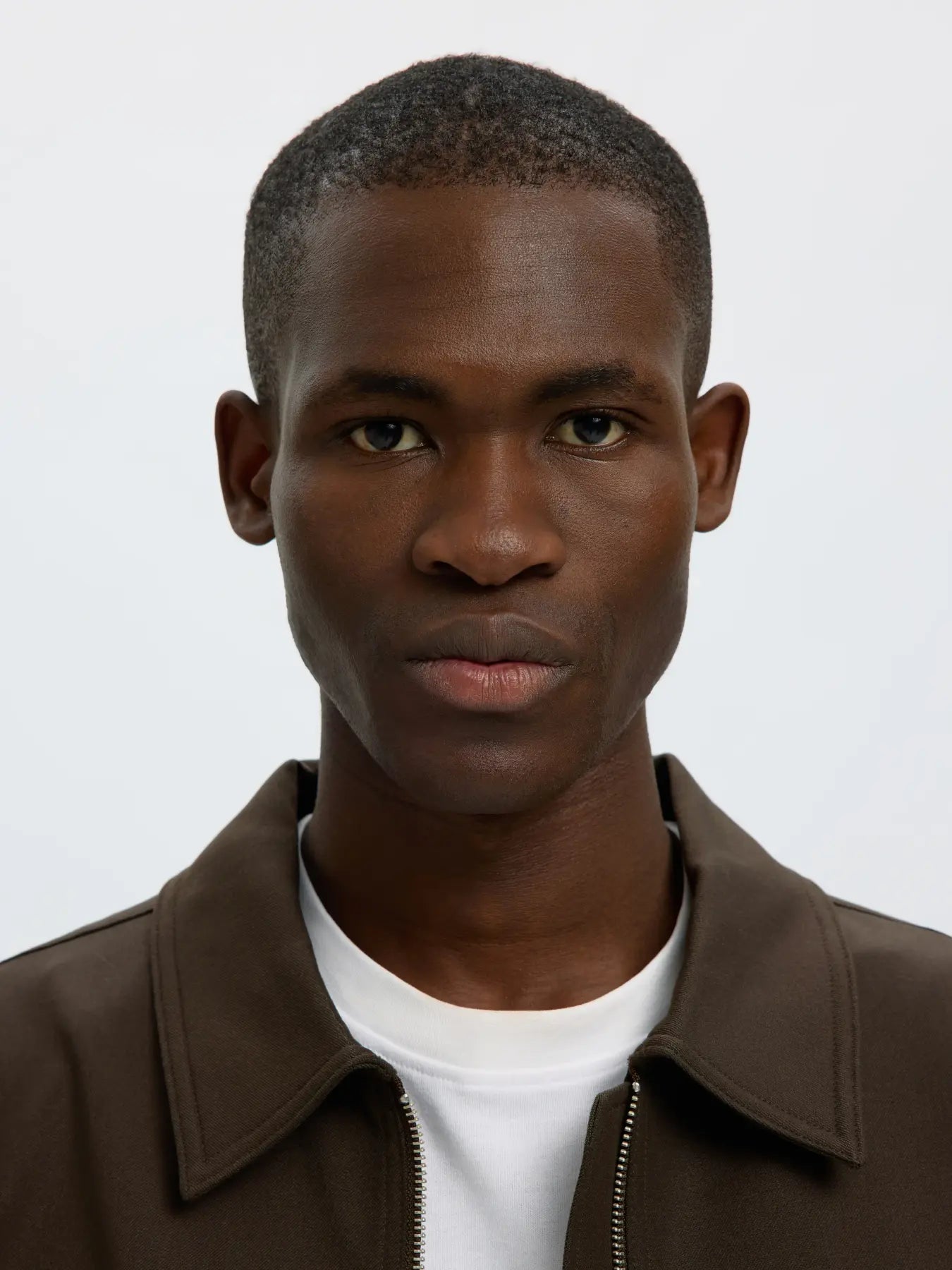 overshirt selected homme finn zip jacket överskjorta dragkedja delicioso brun brown fri frakt stenungsund
